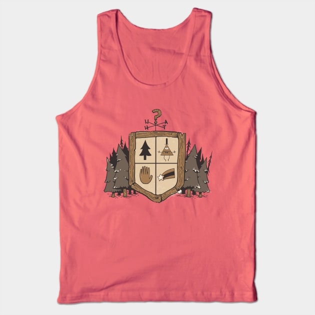 Just West of Weird Tank Top by rebekie.b